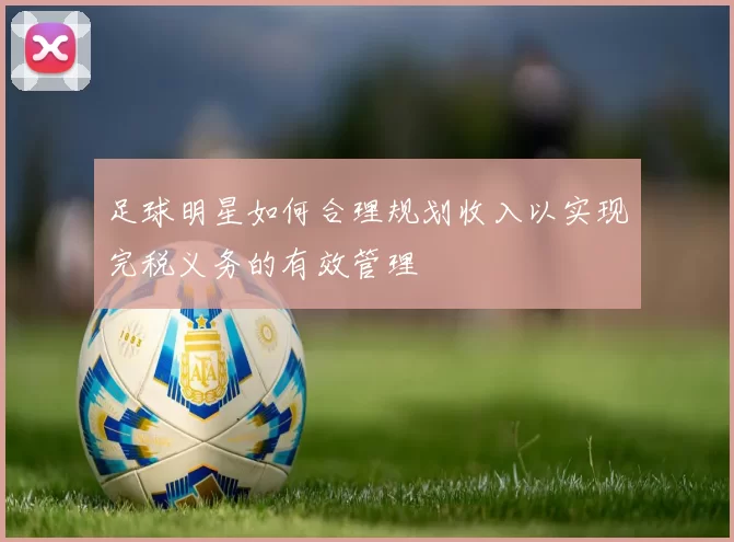 足球明星如何合理规划收入以实现完税义务的有效管理